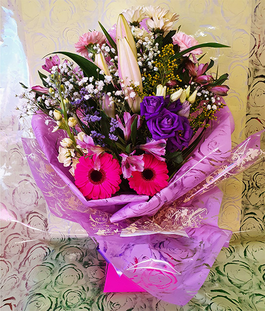 Mothersday Flowers - Hand Tied Mix