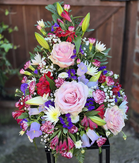 Simply Flowers Upright Aright Arrangement